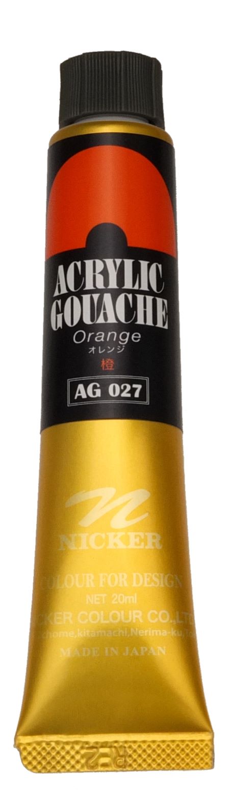 ACRYLIC GOUACHE 20ml　AG027 ORANGE