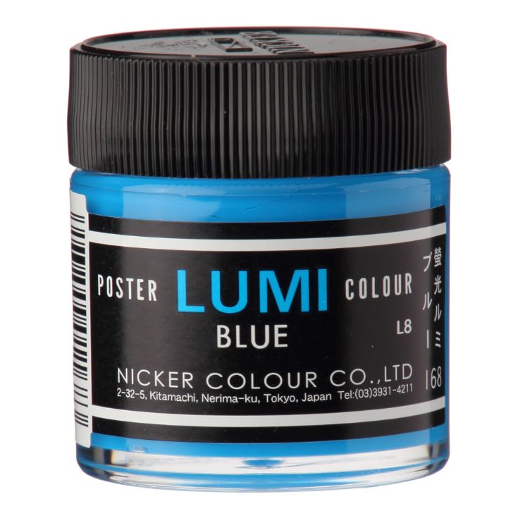 POSTER COLOUR 40ml　Ｌ8 LUMI BLUE